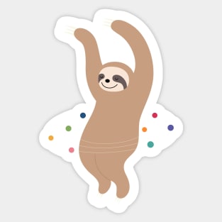 Sloth Galaxy Sticker